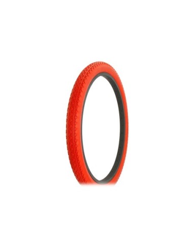 Tire 24 x 2.125 Red/Red Side Wall HF-133.
